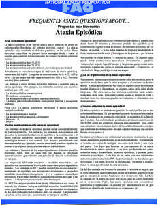 55675 Ataxia Episodic Spanish