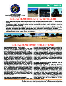 Coastal engineering / Southern California / Goleta Beach / Coastal geography / Revetment / Goleta / Beach / Promontory Point / Geography of California / Physical geography / Santa Barbara /  California