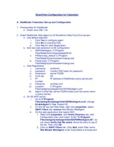 Microsoft Word - FederationSharepointConfiguration.doc