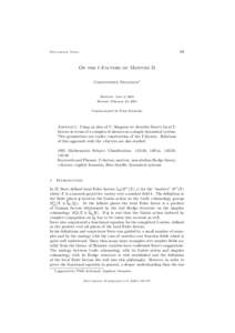 69  Documenta Math. On the Γ-Factors of Motives II Christopher Deninger1