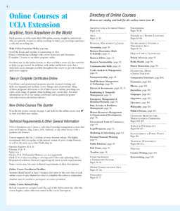 4   Online Courses at UCLA Extension  Directory of Online Courses