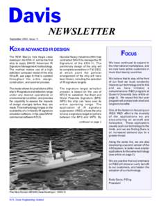 Davis  NEWSLETTER September 2002, Issue 11