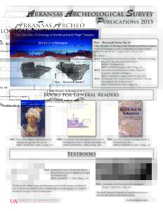 Arkansas Archeological Survey  Publications 2015 New – Research Series No. 65