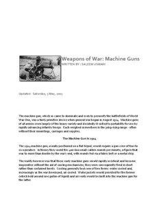 Microsoft Word - Weapons of War