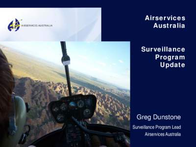 Airservices Australia Surveillance Program Update