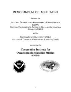 NOAA/OAR/ERL JOINT AND COOPERATIVE INSTITUTES