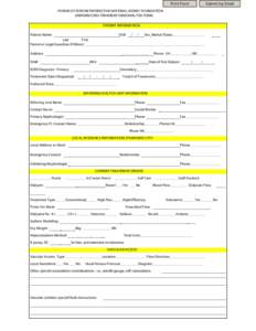 Print Form  Submit by Email FORUM OF ESRD NETWORKS/THE NATIONAL KIDNEY FOUNDATION UNIFORM ESRD TRANSIENT HEMODIALYSIS FORM