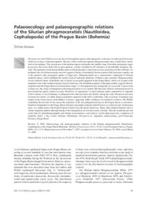 Palaeoecology and palaeogeographic relations of the Silurian phragmoceratids (Nautiloidea, Cephalopoda) of the Prague Basin (Bohemia) TÌPÁN MANDA  Phragmoceras and Tubiferoceras are discosorid nautiloid genera with e