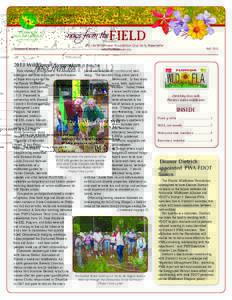 Volume 6, Issue 4  Florida Wildflower Foundation Quarterly Newsletter www.FlaWildflowers.org  Fall 2013