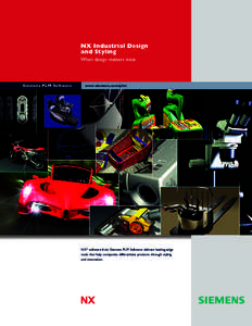 Software / Application software / NX / Solid modeling / Siemens PLM Software / Automotive design / Digital prototyping / Digital mockup / Information technology management / Product lifecycle management / Computer-aided design