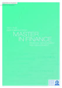 master in finance  Part-time berufsbegleitend  Master