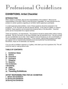 Microsoft Word - ExhibitionsArtistChecklist2010.doc