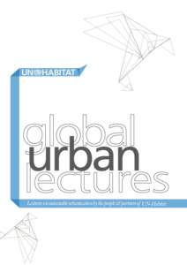 urban Lectures on sustainable urbanization by the people & partners of UN-Habitat global  urban