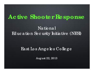 Microsoft PowerPoint - Policy Active Shooter.ppsx