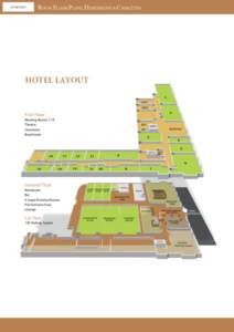 OVERVIEW  ROOM FLOOR PLANS, DIMENSIONS & CAPACITIES HOTEL LAYOUT 1