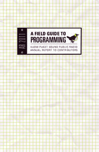 AR[removed]A FIELD GUIDE TO PROGRAMMING