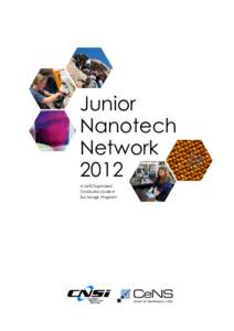 Junior Nanotech Network 2012 A Self-Organized Graduate Student