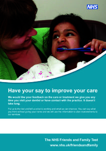 FFT Dentistry Awareness Poster A3 v4.indd