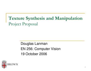 Microsoft PowerPoint - Lanman-Proposal.ppt