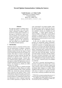 Coreference / Information extraction / General Architecture for Text Engineering / Support vector machine / Part-of-speech tagging / Software / Computational linguistics / Natural language processing