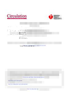 Social Media and the Science of Health Behavior Damon Centola Circulation. 2013;127:doi: CIRCULATIONAHACirculation is published by the American Heart Association, 7272 Greenville Avenue, Dal