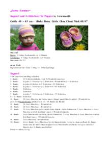 „Sunny Summer“ Kapperl und Schühchen für Puppen by Strickhasi48 Größe 40 – 45 cm - (Baby Born, Little Chou Chou) ModMaterial Haube: 4-fädige Sockenwolle ca. 18 Gramm