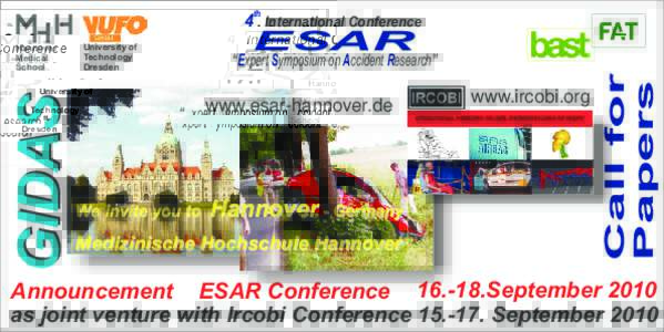 4th International Conference University of Technology Dresden  ESAR