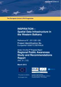 ISBN5  The European Union’s IPA Programme INSPIRATION – Spatial Data Infrastructure in