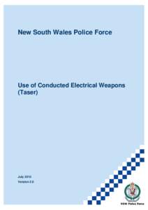 Standard Operating Procedures - Use of Conducted Electrical Weapons (Taser)