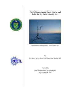 Lake Survey Data for the Coastal Plain from Prudhoe Bay to Bullen Point: