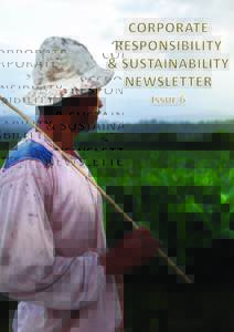 CORPORATE RESPONSIBILITY & SUSTAINABILITY NEWSLETTER Issue 6