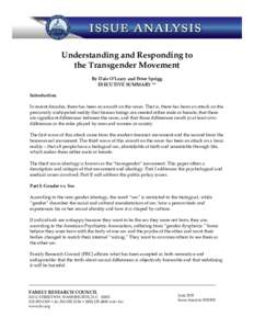 Microsoft Word - UPDATE - IS15F01 - Understanding and Responding to the Transgender Movement16b