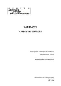 AMI Esante_Cahier des charges