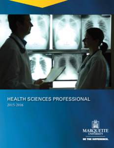 Marquette University - Health Sciences Professional Bulletin