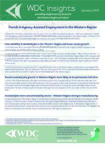 WDC Insights  January 2015 providing insights on key issues for the Western Region of Ireland