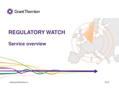 Regulatory watch services