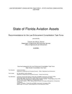 Florida Fish and Wildlife Conservation Commission / Florida Department of Law Enforcement / Florida Department of Transportation / Civil Air Patrol / Office of CBP Air and Marine / Air-One Emergency Response Coalition / State governments of the United States / Florida / Florida Highway Patrol