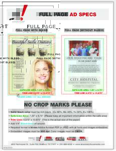FULL PAGE AD SPECS FULL PAGE WITH BLEED FULL PAGE (WITHOUT BLEED)  Beautiful Smiles Dentistry
