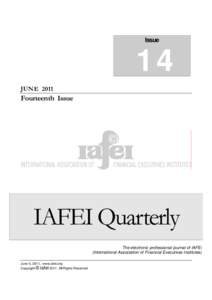 Microsoft Word - IAFEI News June 2011