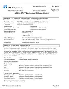 Material Safety Data Sheet  Doc. NoRev. No. 02