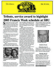 Vol. 12 Issue 4  Sept. 28, 2005