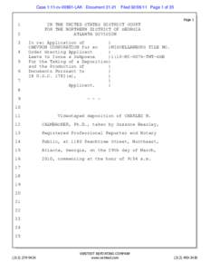 Case 1:11-cvLAK DocumentFiledPage 1 of 35 Page 1  1