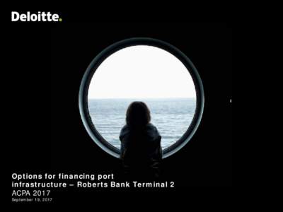 Options financing Headlinefor Verdana Boldport infrastructure – Roberts Bank Terminal 2