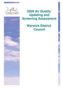 2009 Air Quality Updating and Screening Assessment Warwick District Council