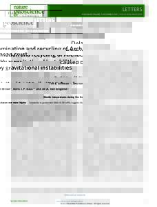 Delamination and recycling of Archaean crust caused by gravitational instabilities
