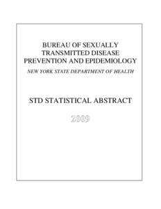 NYSDOH BSTDE Statistical Abstract 2009
