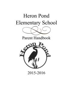 Heron Pond Elementary School Parent Handbook