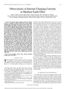 IEEE TRANSACTIONS ON PLASMA SCIENCE, VOL. 36, NO. 5, OCTOBER[removed]Observations of Internal Charging Currents in Medium Earth Orbit