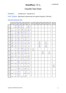 mansdk-2x.pdf  SmartReco - C / L Classifier Data Sheet Classifier: