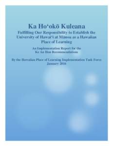 Ka Ho‘okō Kuleanadraft